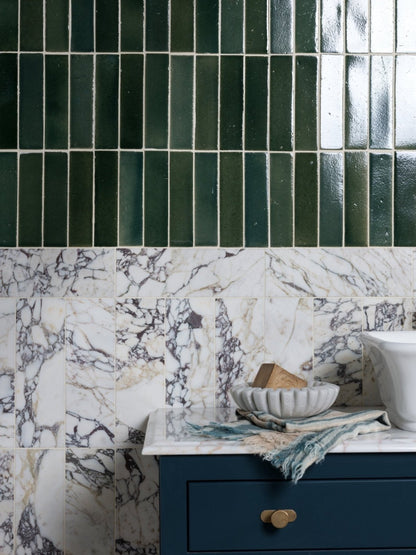 Medici Viola Marble Honed Brick