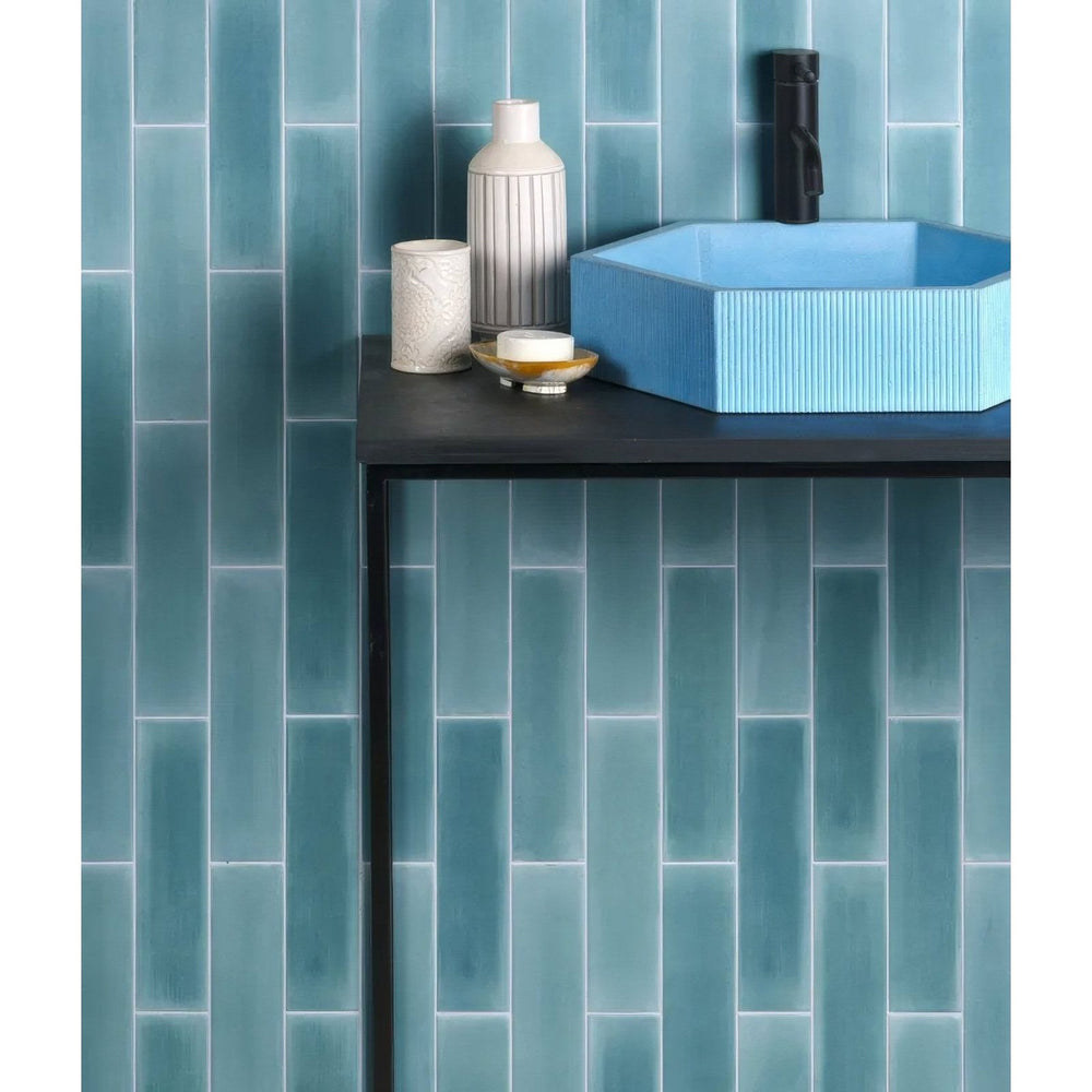 Medina Brick Porcelain Aqua