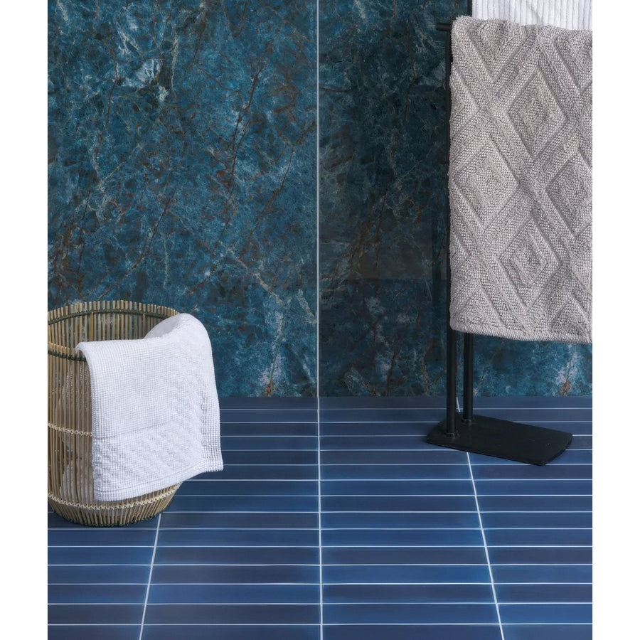 Medina Brick Porcelain Navy Blue – detail view 3