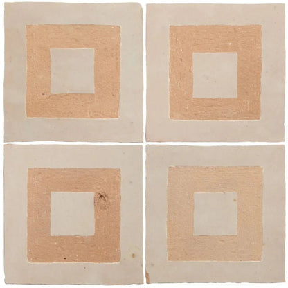 Medina Cloudy White Porton Handmade Moroccan Zellige Tile