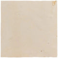 Medina cloudy white square handmade Moroccan zellige tile with off-white ceramic textured surface and minor imperfections