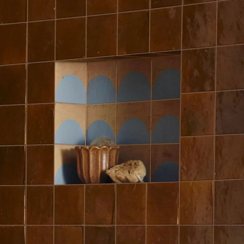 Medina Cornflower Blue Belen Handmade Moroccan Zellige Tile