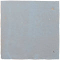 Medina cornflower blue square handmade Moroccan zellige tile with matte finish and subtle imperfections in ceramic