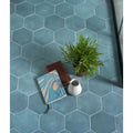 Medina Hexagon Porcelain Aqua