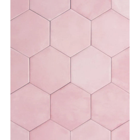 Medina Hexagon Porcelain Rosa - alternate view