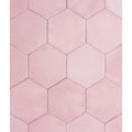 Soft pink hexagonal matte porcelain tiles medina hexagon porcelain rosa ideal for stylish wall and floor decor