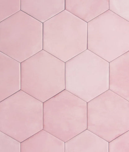 Medina Hexagon Porcelain Rosa
