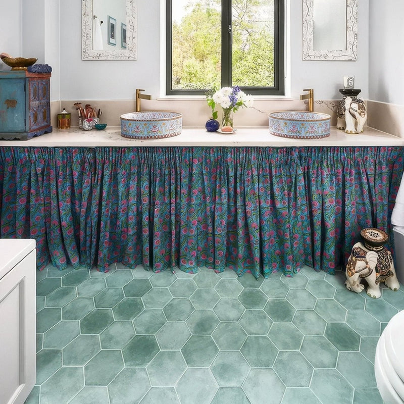 Medina Hexagon Porcelain Salvia