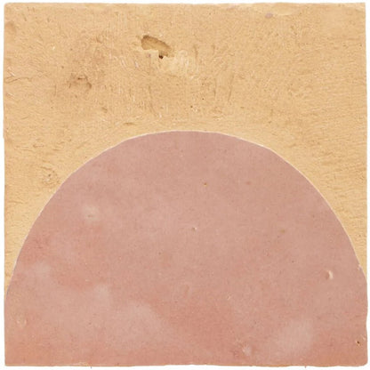 Medina Leather Pale Belen Handmade Moroccan Zellige Tile