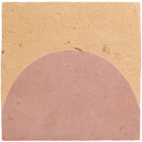Medina Leather Pale Belen Handmade Moroccan Zellige Tile
