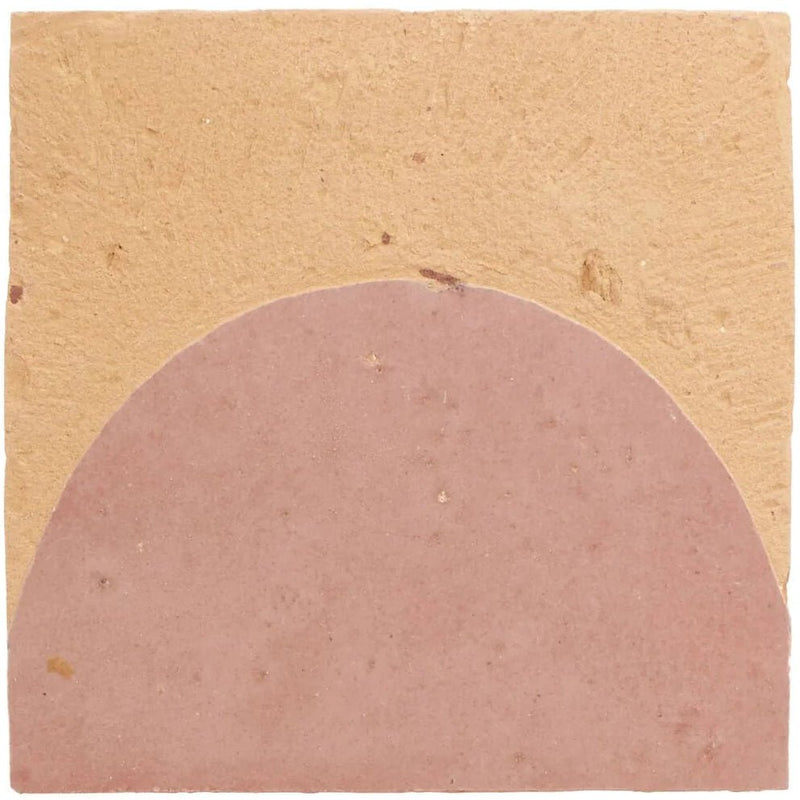 Medina Leather Pale Belen Handmade Moroccan Zellige Tile