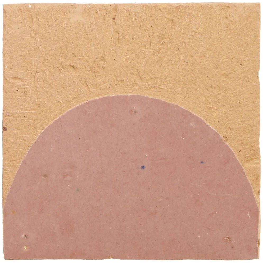 Medina Leather Pale Belen Handmade Moroccan Zellige Tile