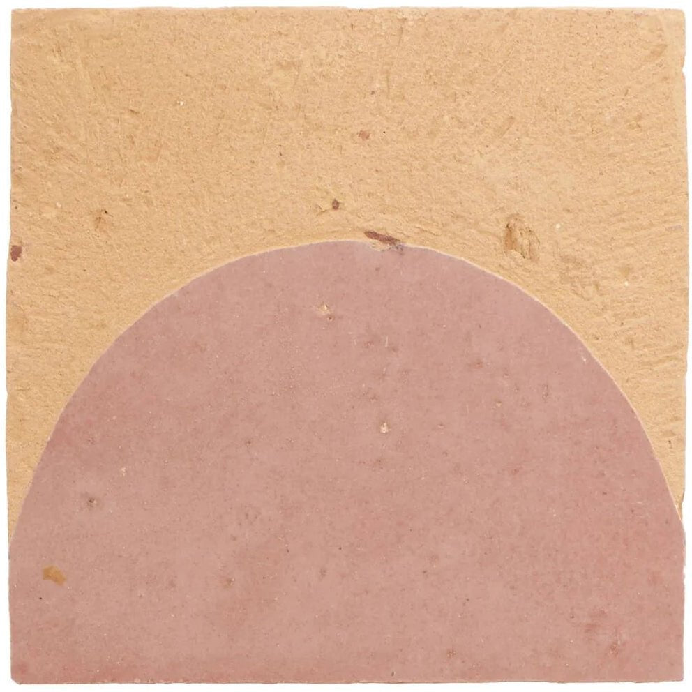 Medina Leather Pale Belen Handmade Moroccan Zellige Tile