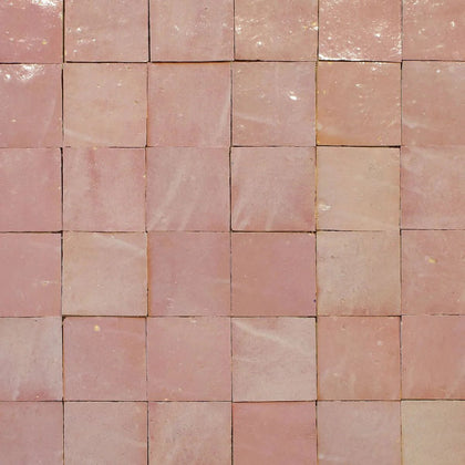 Leather Pale Square Handmade Moroccan Zellige