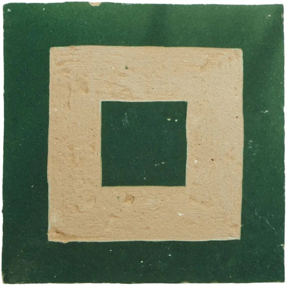 Medina Moss Green Porton Handmade Moroccan Zellige Tile