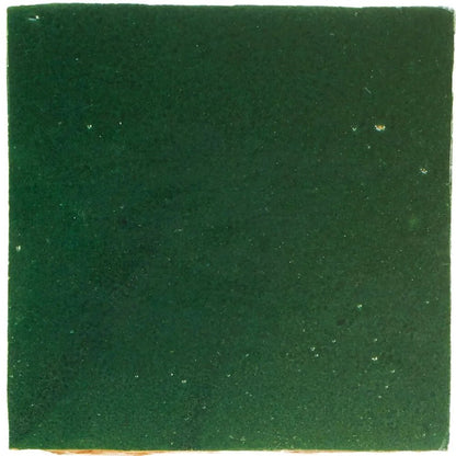 Medina Moss Green Square Handmade Moroccan Zellige Tile