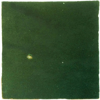 Medina Moss Green Square Handmade Moroccan Zellige Tile