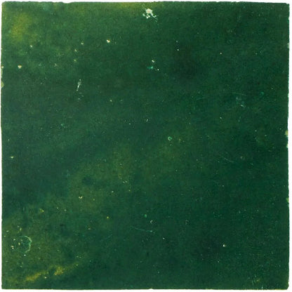 Medina Moss Green Square Handmade Moroccan Zellige Tile