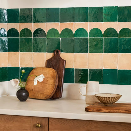 Medina Moss Green Zellige Square