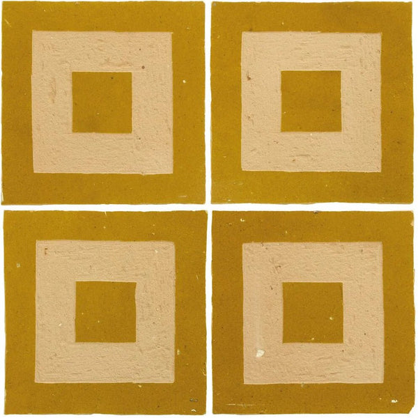 Medina Ochre Porton Handmade Moroccan Zellige Tile | Hyperion Tiles