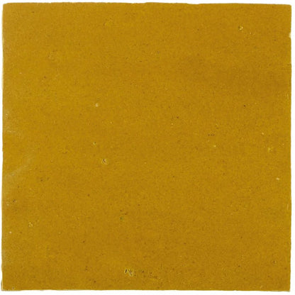 Medina Ochre Square Handmade Moroccan Zellige Tile