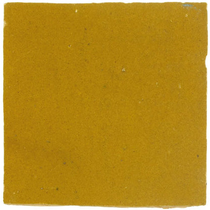 Medina Ochre Square Handmade Moroccan Zellige Tile