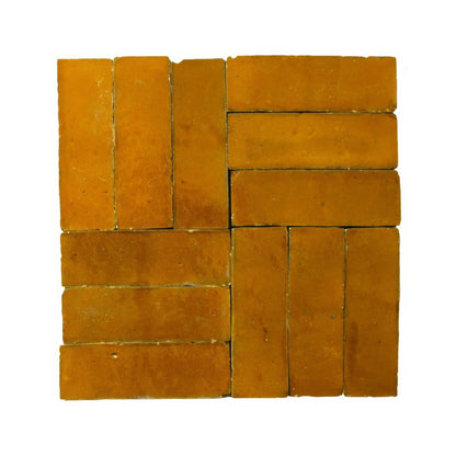 Medina Ochre Zellige Rectangle