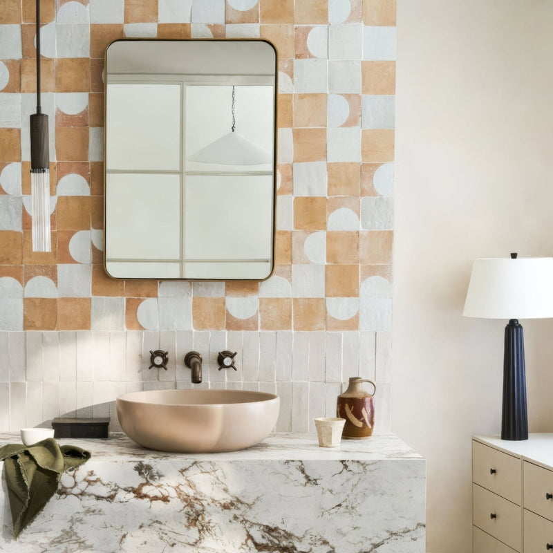 Medina Pure White Belen Handmade Moroccan Zellige Tile