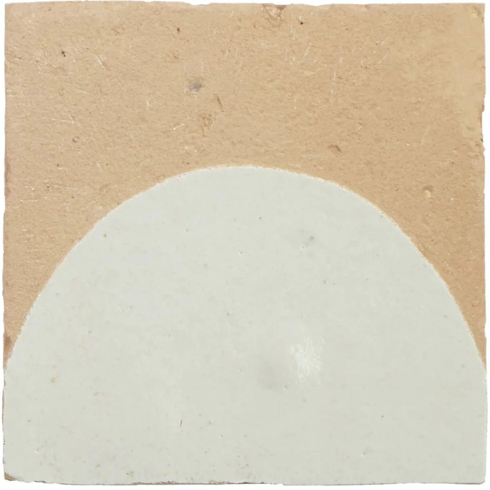 Medina Pure White Belen Handmade Moroccan Zellige Tile
