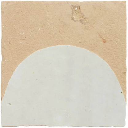 Medina Pure White Belen Handmade Moroccan Zellige Tile