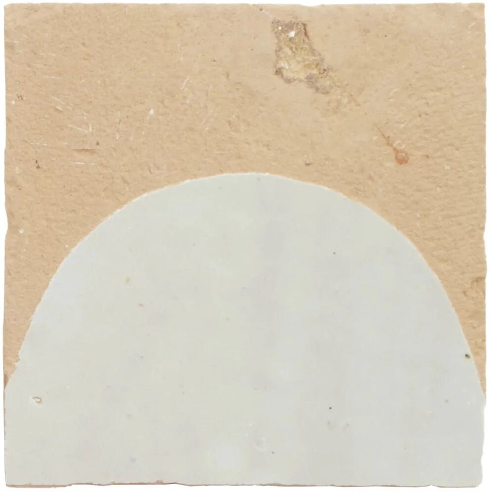 Medina Pure White Belen Handmade Moroccan Zellige Tile