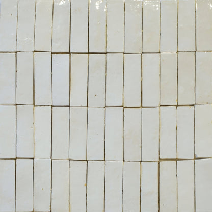 Medina Pure White Zellige Rectangle