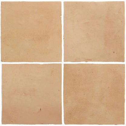 Medina Raw Square Handmade Moroccan Zellige Tile