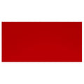 Solid crimson rectangular mat made of clear glass brick from mekong featuring a smooth transparent surface