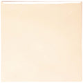 Cream-colored square ceramic melford crackle field tile with a smooth glossy finish perfect for wall and floor use