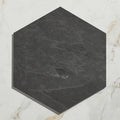 Metropolitan Slate Hexagon Riven Finish shown as flooring (4)