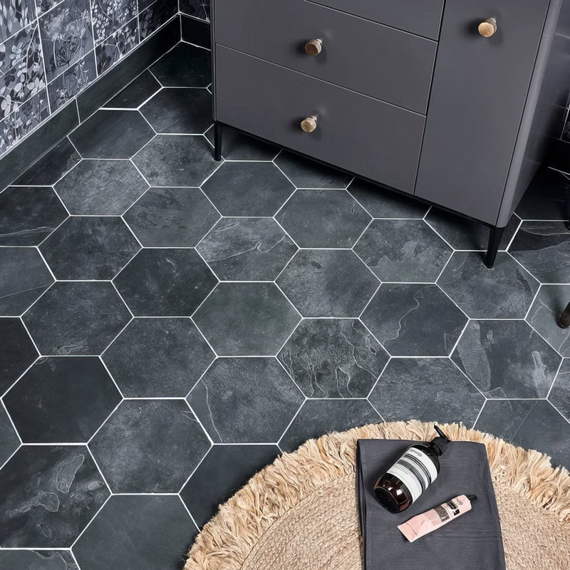 Metropolitan Slate Hexagon Riven Finish