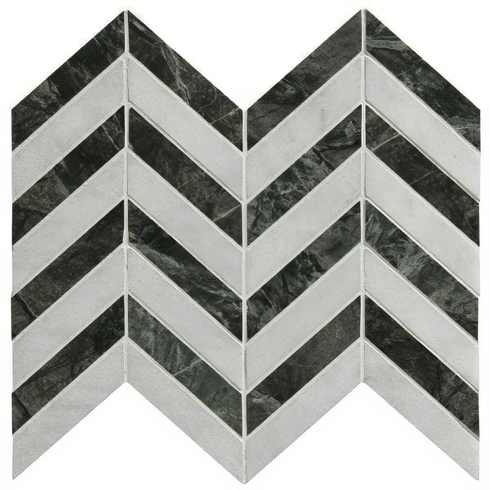 Milan Amazon Marble Mosaic shown as flooring (2)