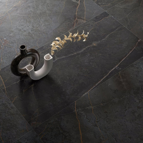Black Porcelain tiles