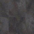 Dark gray marble-effect milos black floor tiles with subtle golden veining 80 x 80 cm for stylish interiors