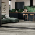 Gray concrete-effect porcelain floor tiles mineral nature 100 x 100cm ideal for durable indoor flooring
