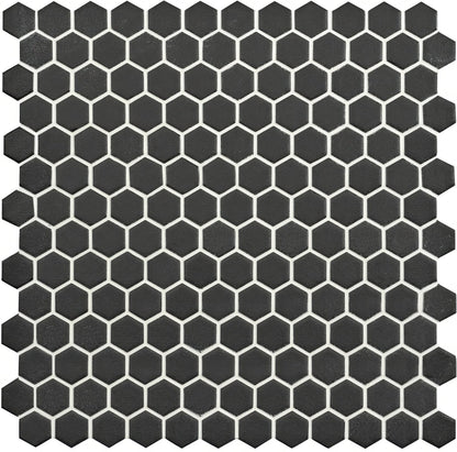 Mini Black Hexagon Slip Resistant