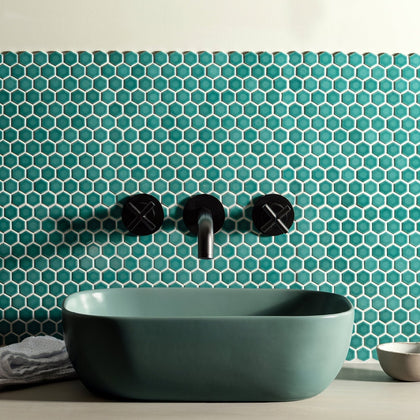 Green Gloss Hexagon