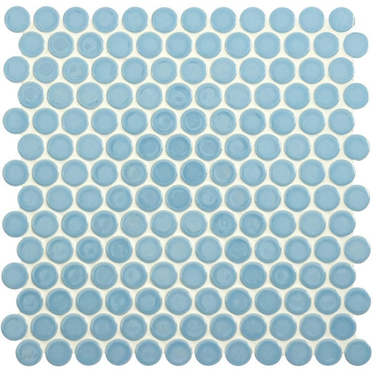 Mini Light Blue Penny Round - alternate view