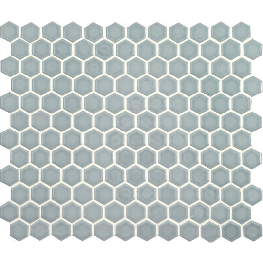 Mini Light Grey Gloss Hexagon - alternate view