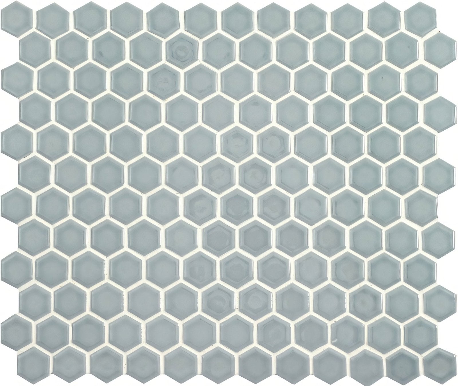 Mini Light Grey Gloss Hexagon