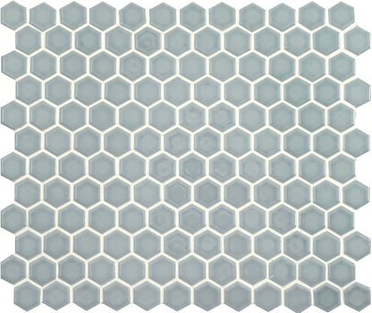 Mini Light Grey Gloss Hexagon