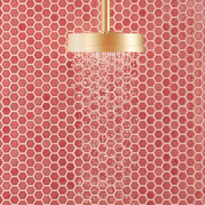 Pink Gloss Hexagon