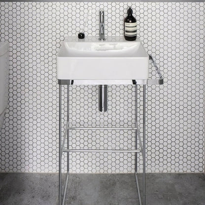 Mono Hex Porcelain Mosaic Blanc