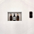 Mono Hex Porcelain Mosaic Blanc